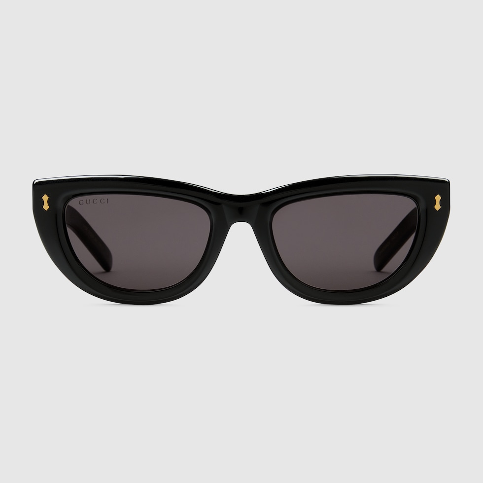 GUCCI キャットアイフレムメカネ GG1424O 010 Gucci GG1424O Black Pink Women's Eyeglasses