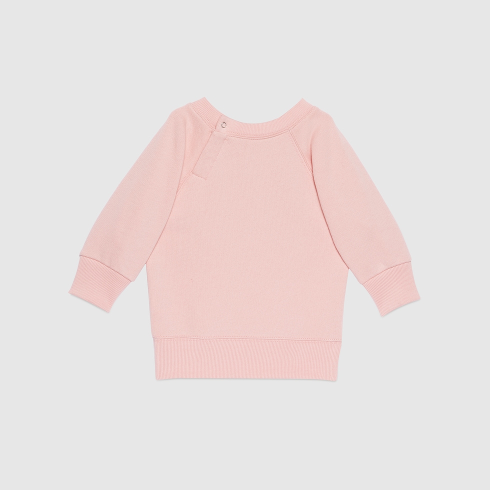 Gucci on sale sweatshirt pink