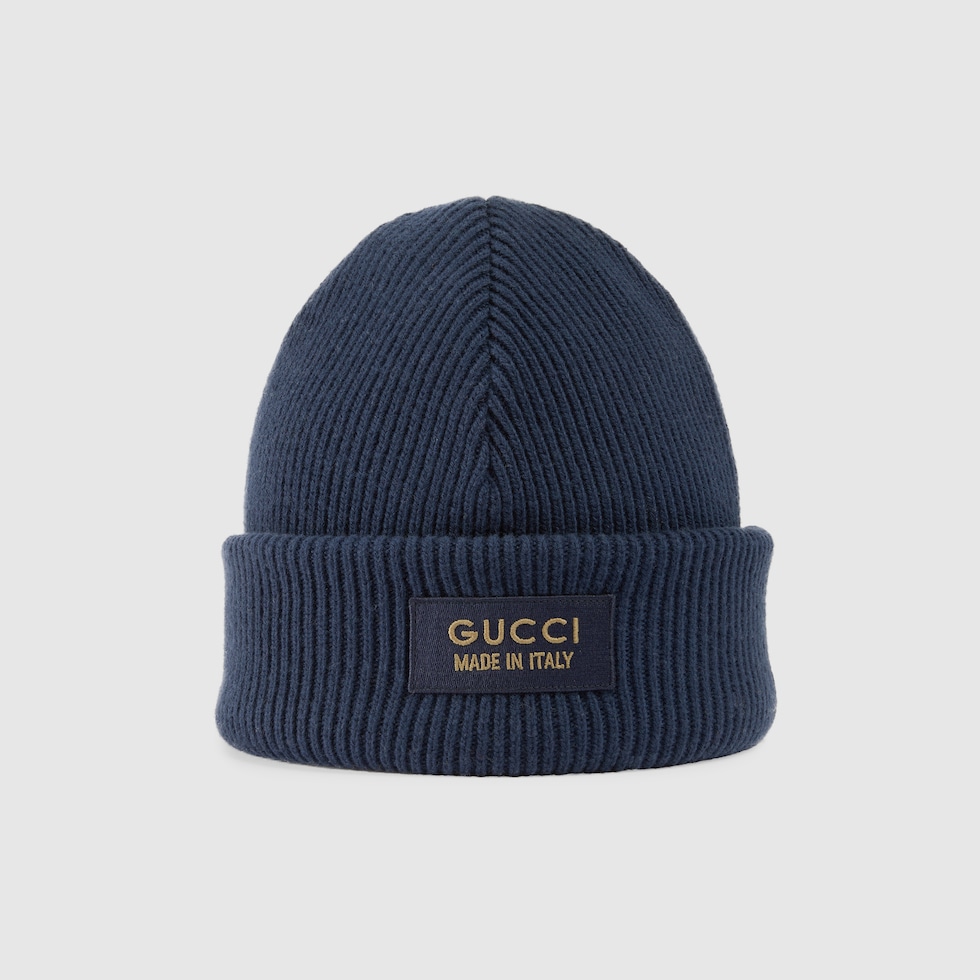 Navy store gucci hat