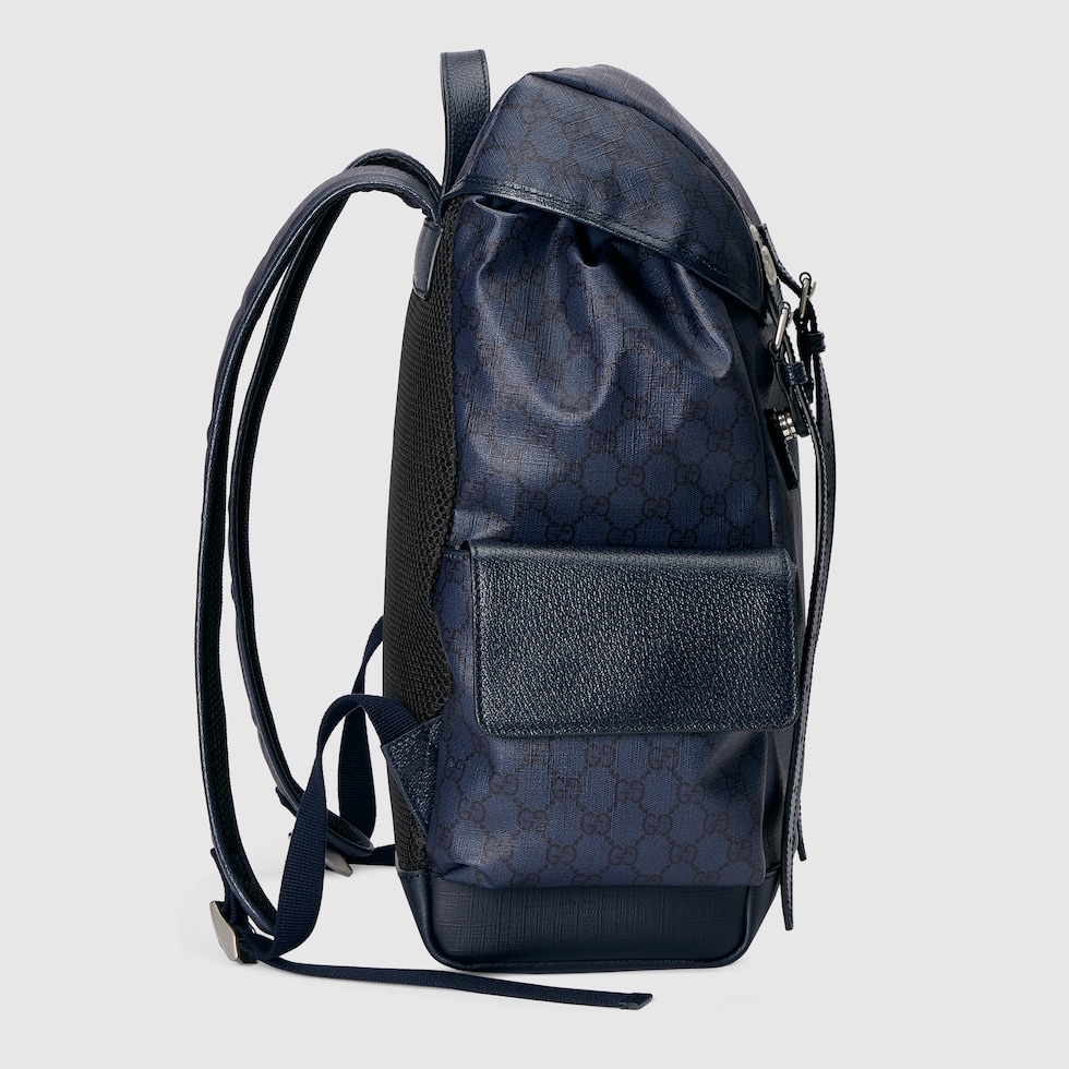 Blue gucci backpack sale