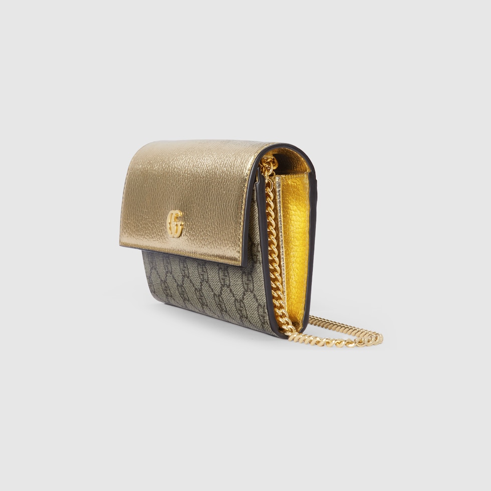 Gucci coin purse on a chain new arrivals