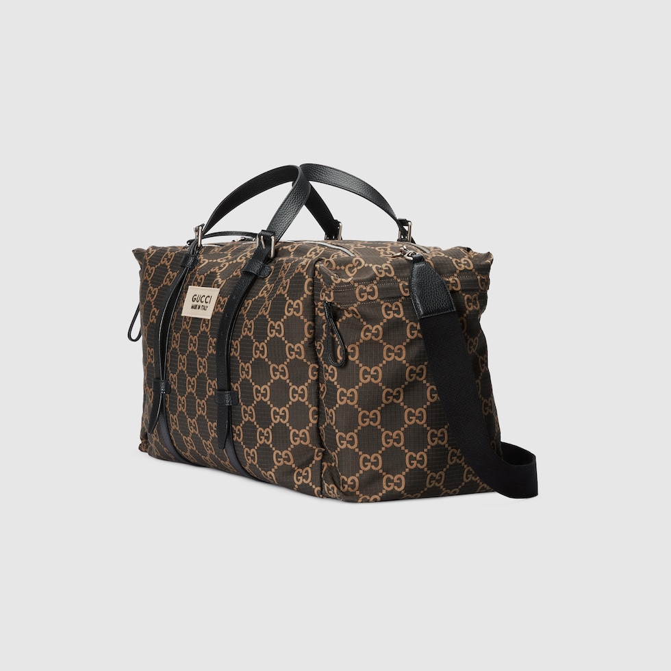 Gucci monogram best sale duffle bag