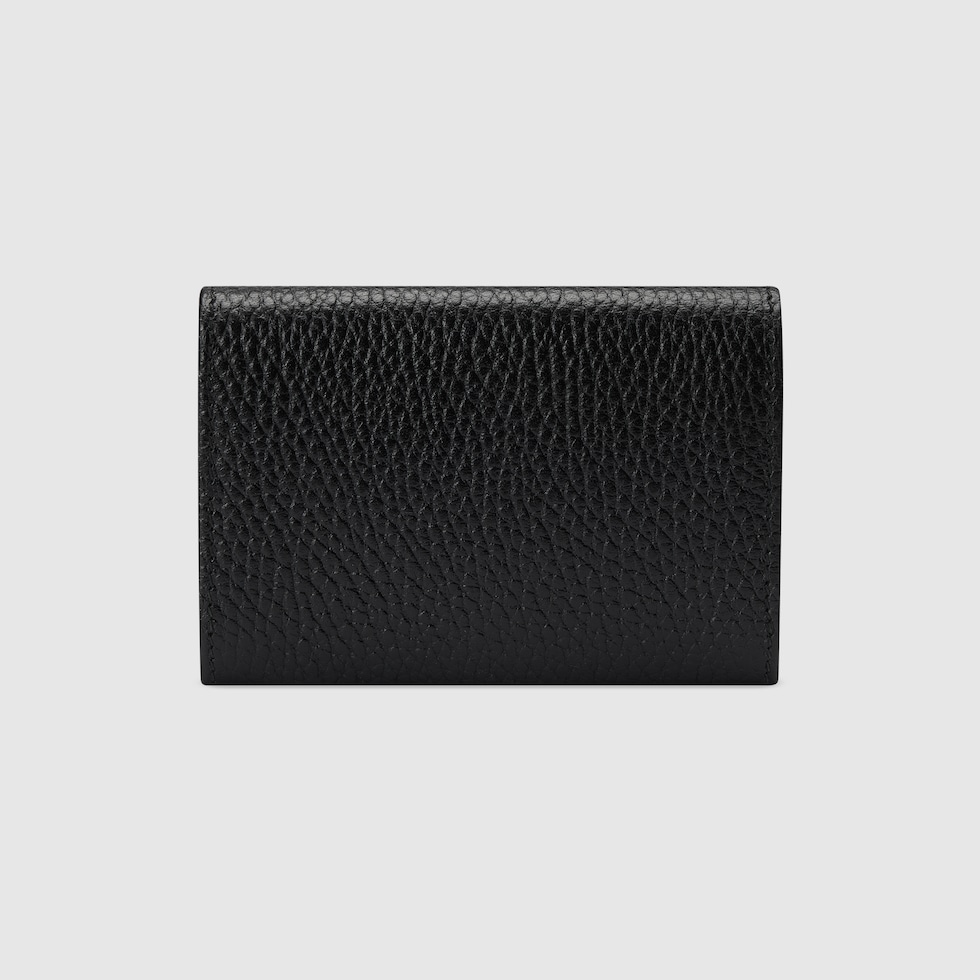 【最新モデル】 GUCCI ブラック レザー 名刺入れ 楽天市場】GUCCI グッチ メンズ二つ折り名刺入れ 財布スムース