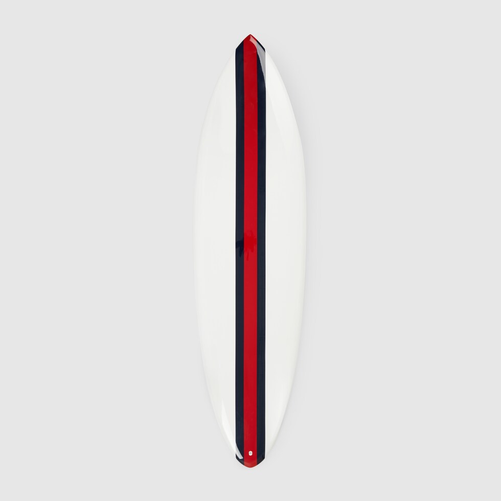 Web surfboard in white polyurethane | GUCCI® SI
