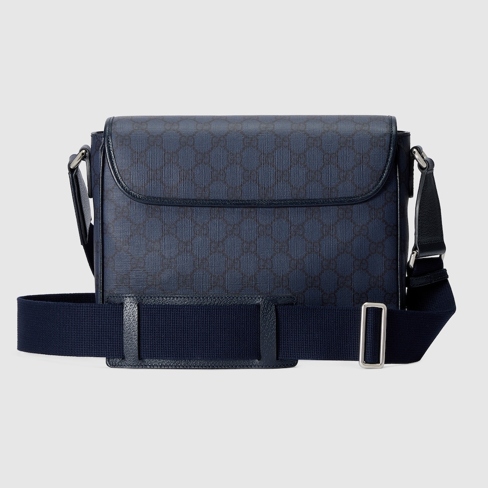 GUCCI｜CROSSBAGS (761741 FACJY 1244) Gucci Ophidia Medium Messenger Bag 'Grey Black' 761741-FACJY