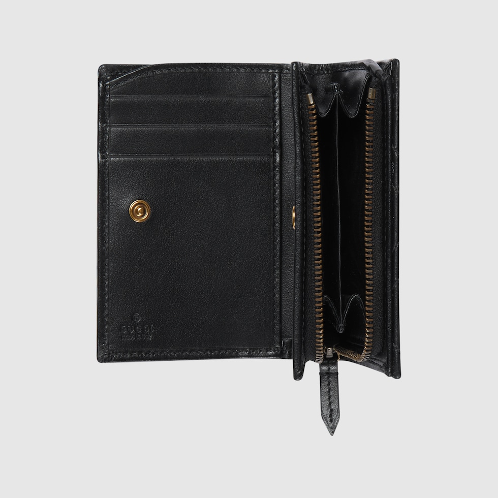 GG Marmont wallet in black GUCCI US