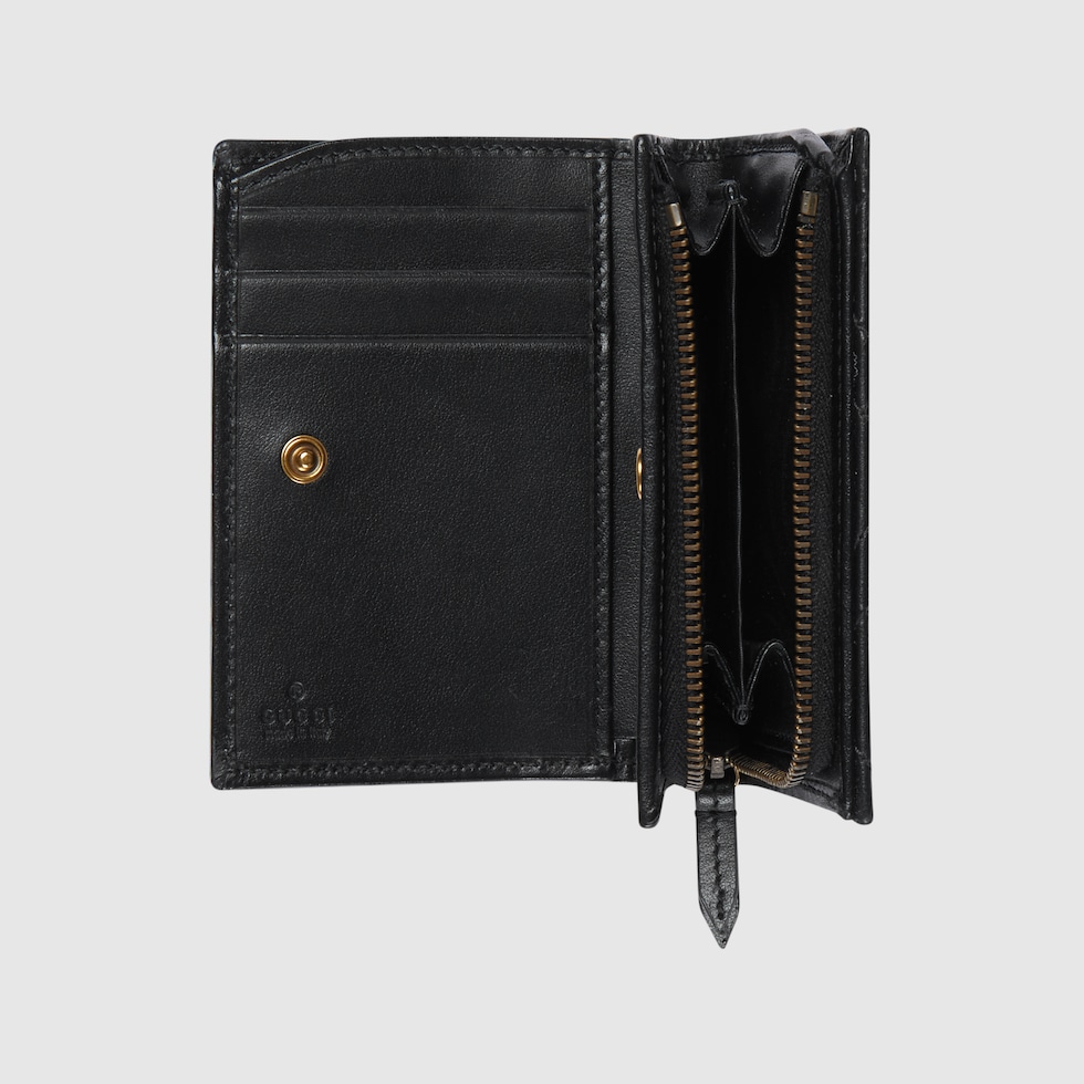 ヘアアクセサリー GUCCI GG Marmont black wallet with chain Gucci GG Marmont Black Leather Wallet On Chain | eBay