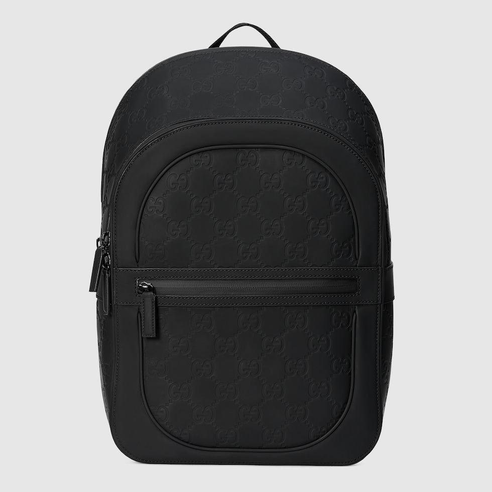 グッチ メンズ バッグGG ラバーエフェクト バックパック | GUCCI公式
