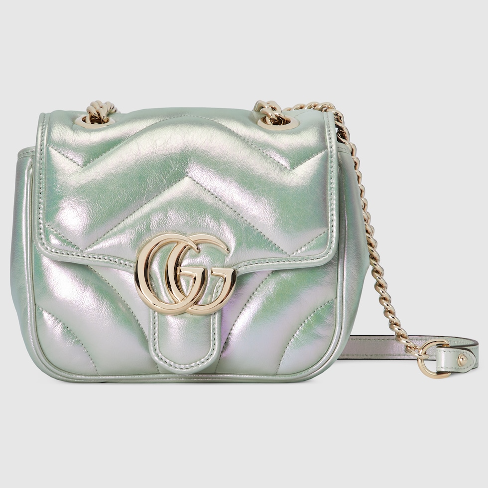 Green gucci sale marmont bag