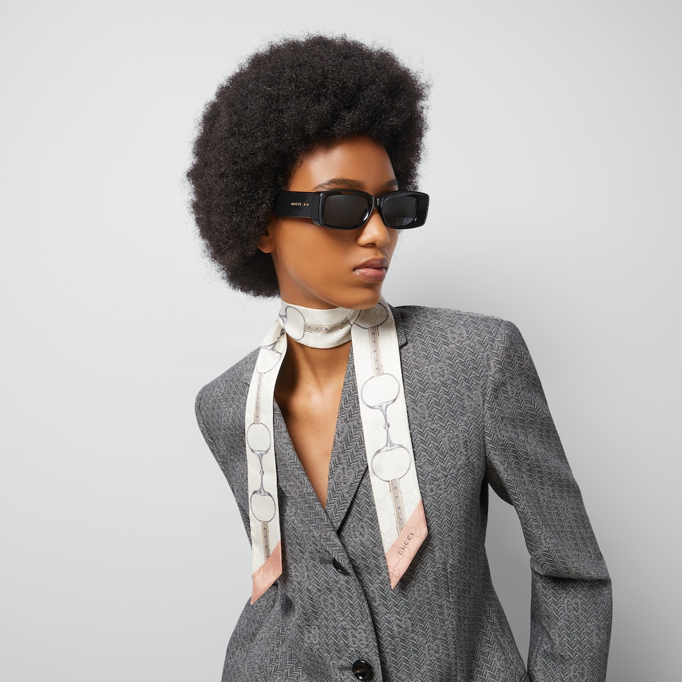 Gucci neck bow scarf on sale
