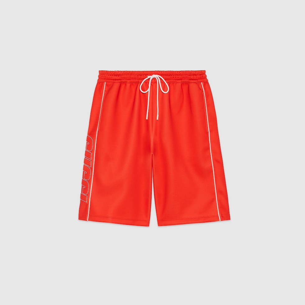 Red gucci swim shorts outlet