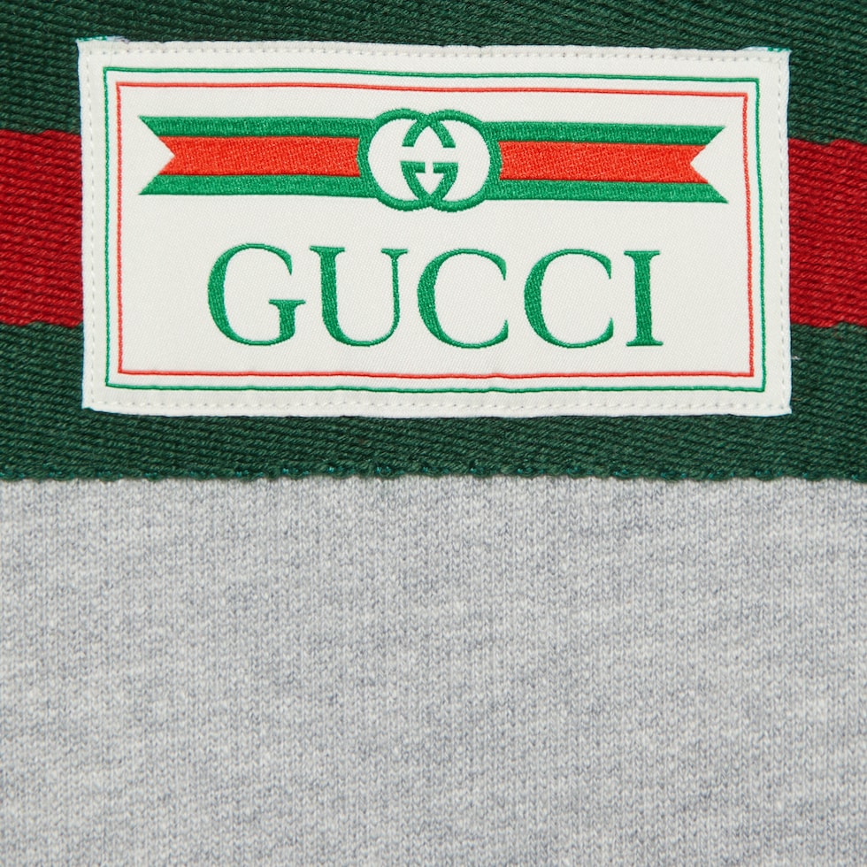 Gucci technical cheap jersey sweatshirt replica