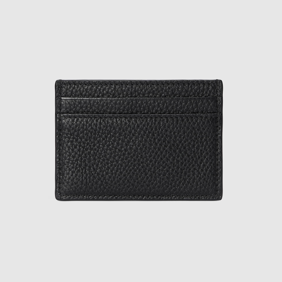 Tarjetero con logotipo Gucci inpiel negra GUCCI MX