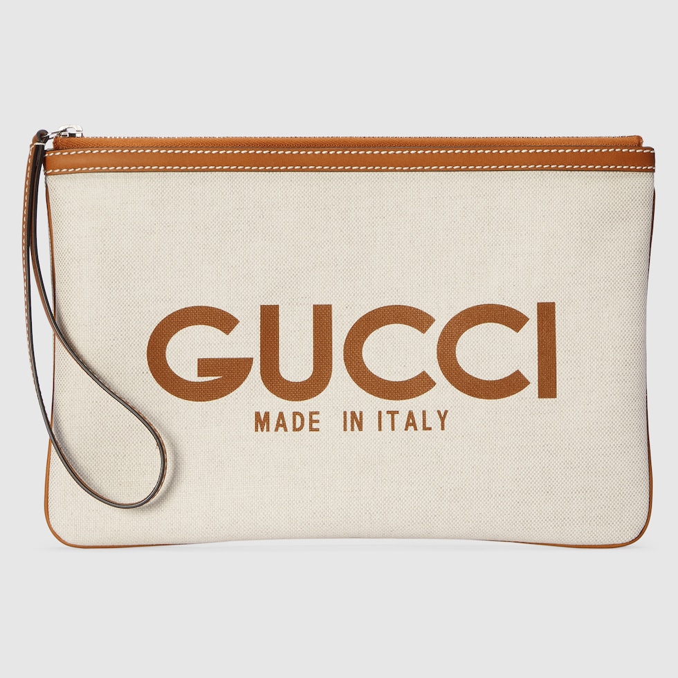 Gucci on sale logo clutch