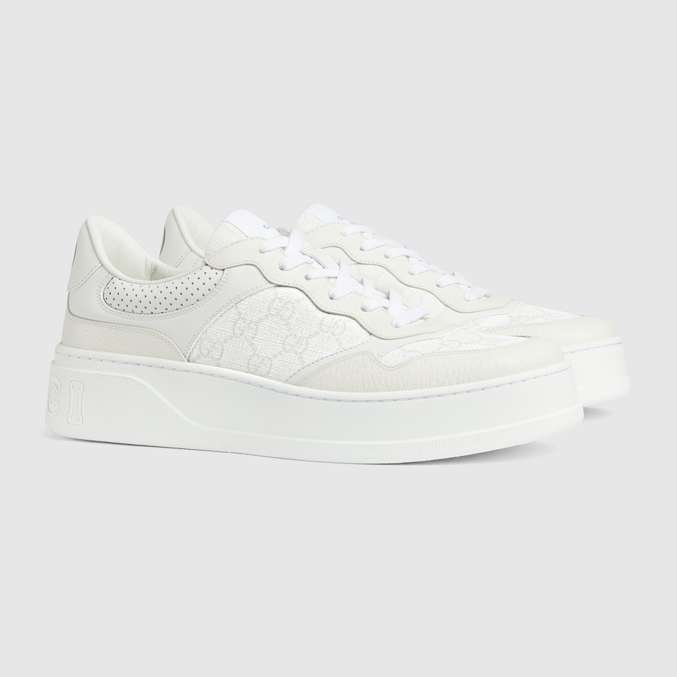 GUCCI★GG Supreme コーティングキャンバス スニーカー プリント GUCCI/グッチ】よりGGスプリームプラットフォームスニーカーが