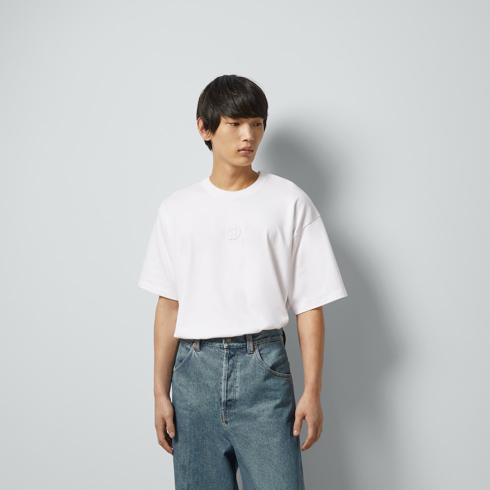 コットンジャージー Tシャツオフホワイト | GUCCI® JP