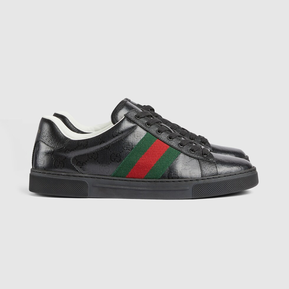 Tenis gucci shop ace preto
