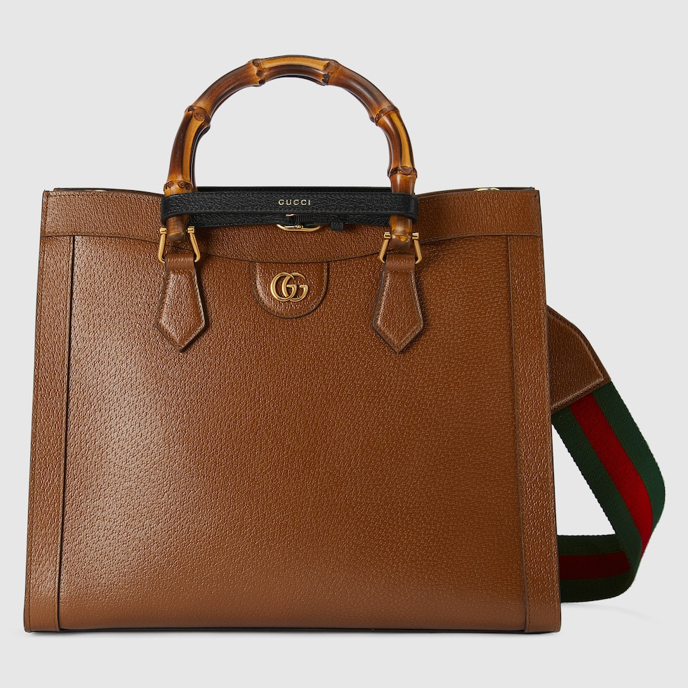 【GUCCI】DIANA GG Leather Bamboo Web Cross Tote Bag Gucci Diana Capsule | Bamboo Handbags | GUCCI®