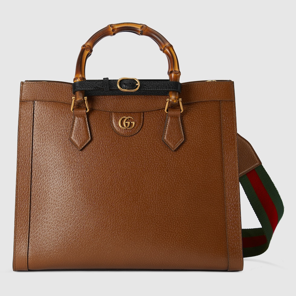 GUCCI BORSA TOTE DIANA IN PELLE ダイアナレザートートバッグ Gucci Diana large tote bag in cuir leather | GUCCI® US
