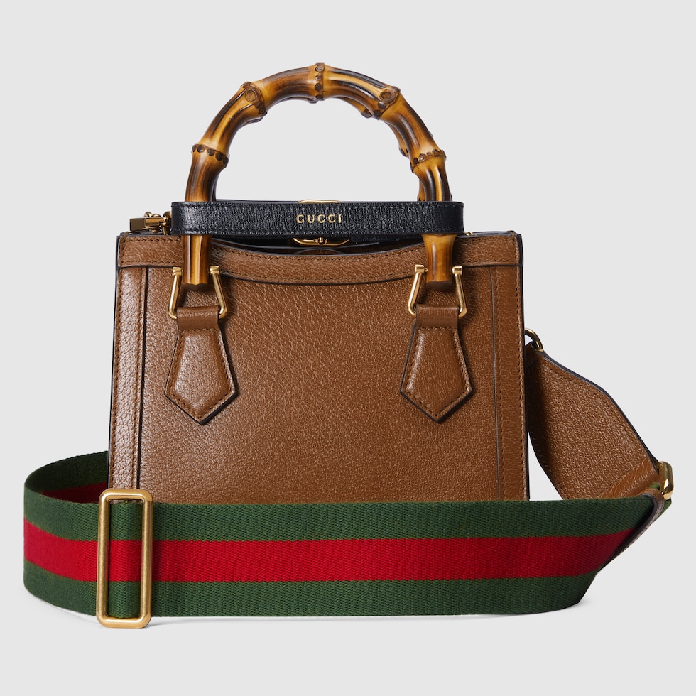 【保証書付】 in bag tote small Diana Gucci cuir US GUCCI® | leather 工芸品