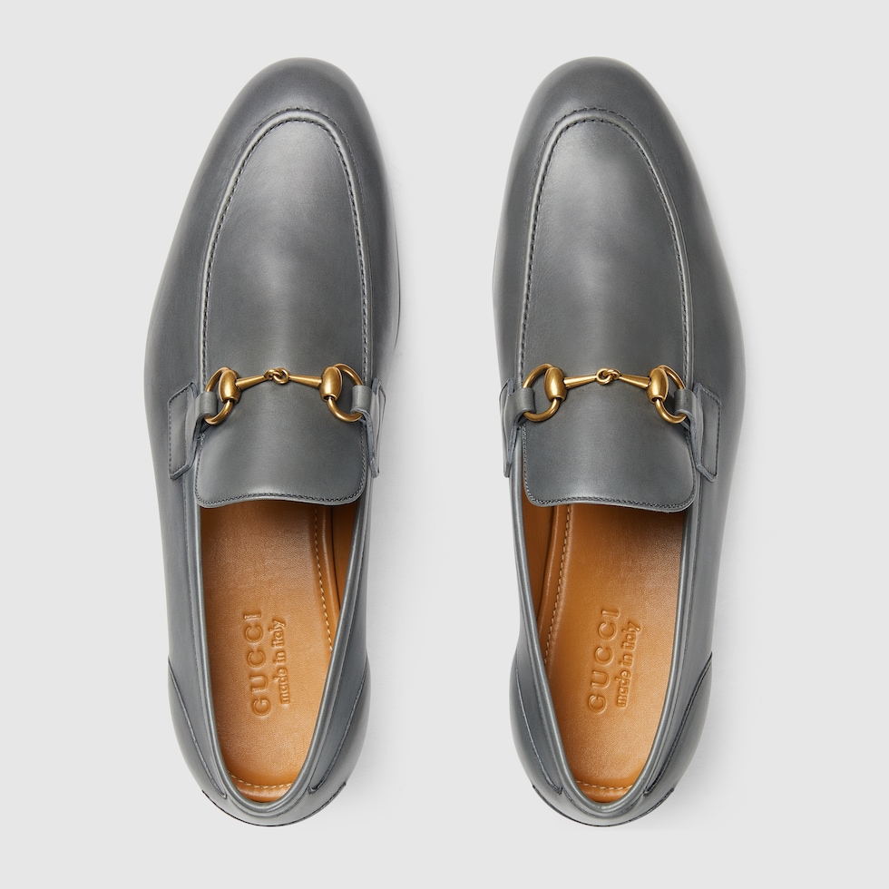 Gucci grey loafers on sale