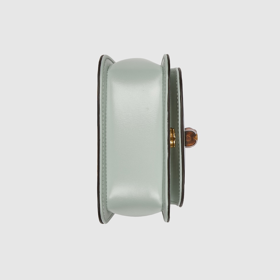 グッチ バンブー 1947〕ナノバッグ ・ペールグリーン レザー | GUCCI公式