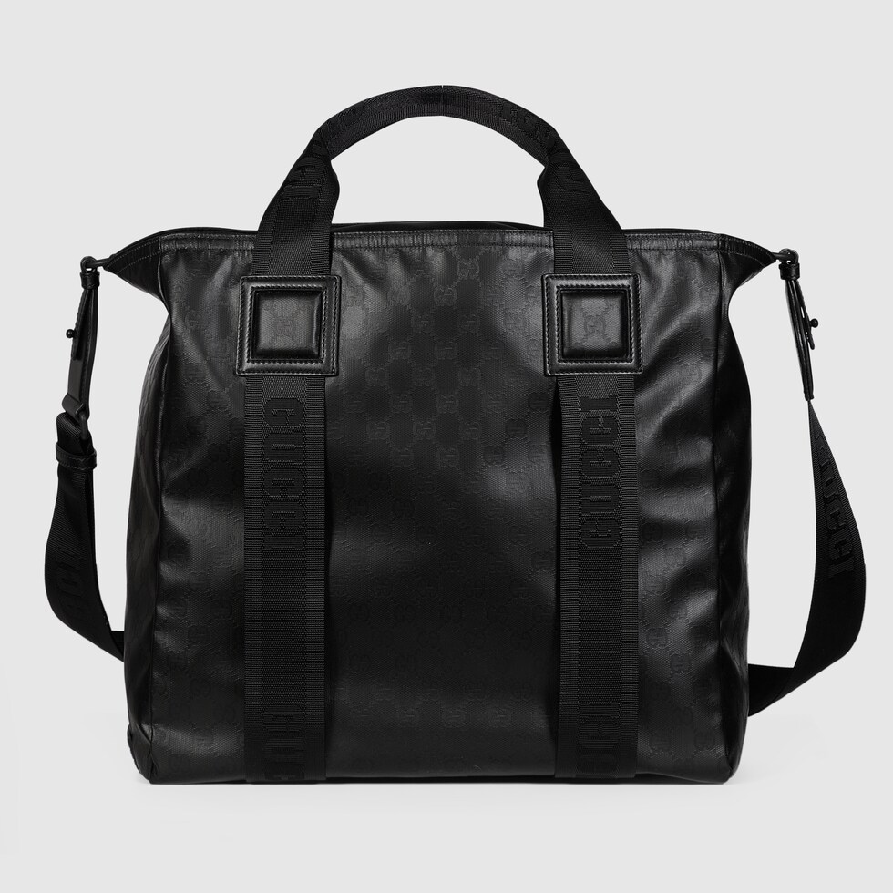 Gucci canvas bag best sale black