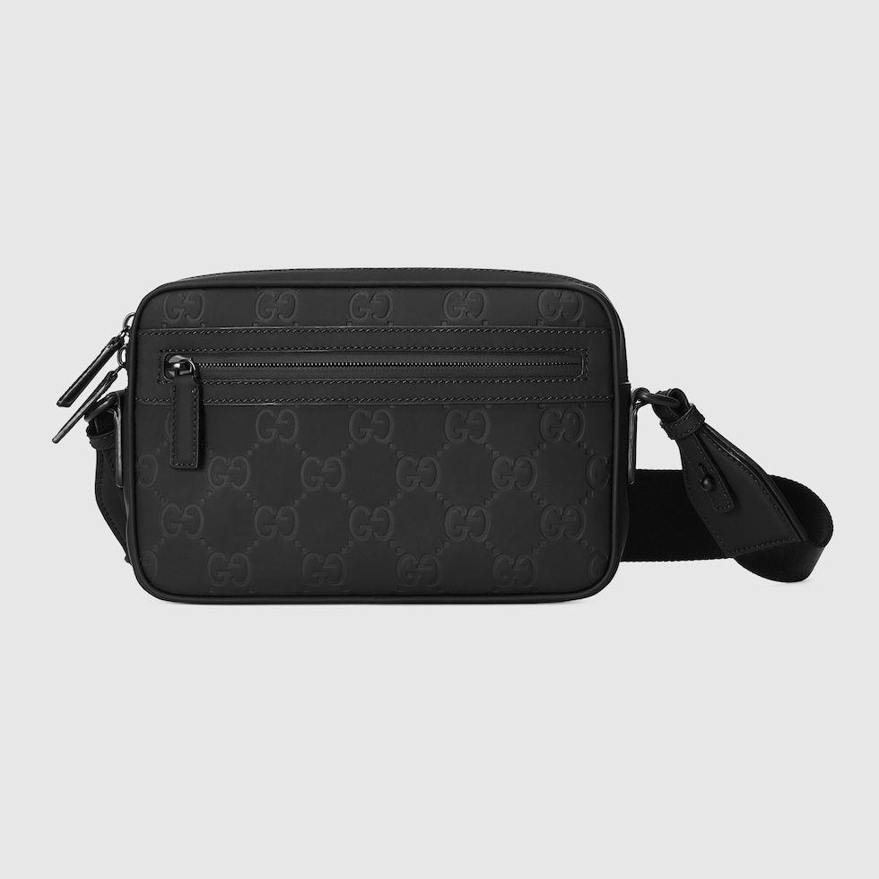 Gucci Soft Black GG Supreme Web Belt Bag | myGemma | QA