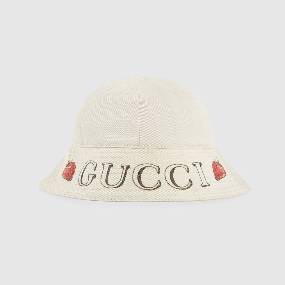 Peter Rabbit™ x Gucci cotton hat in ivory | GUCCI® TH