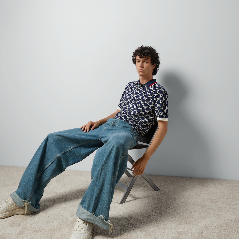 【送料&関税込】Gucci Technical Jersey Polo Shirt 25674387_55845031_600.jpg