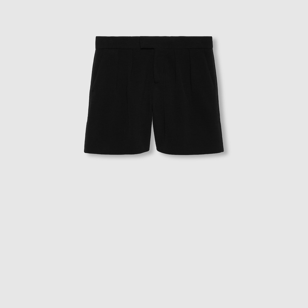 Short de punto de lana en negro GUCCI ES