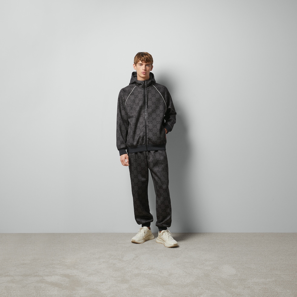 GUCCI ダブルブレスト ストライプジャケット ダークグレー GUCCI ダブルブレスト ストライプジャケット ダークグレー