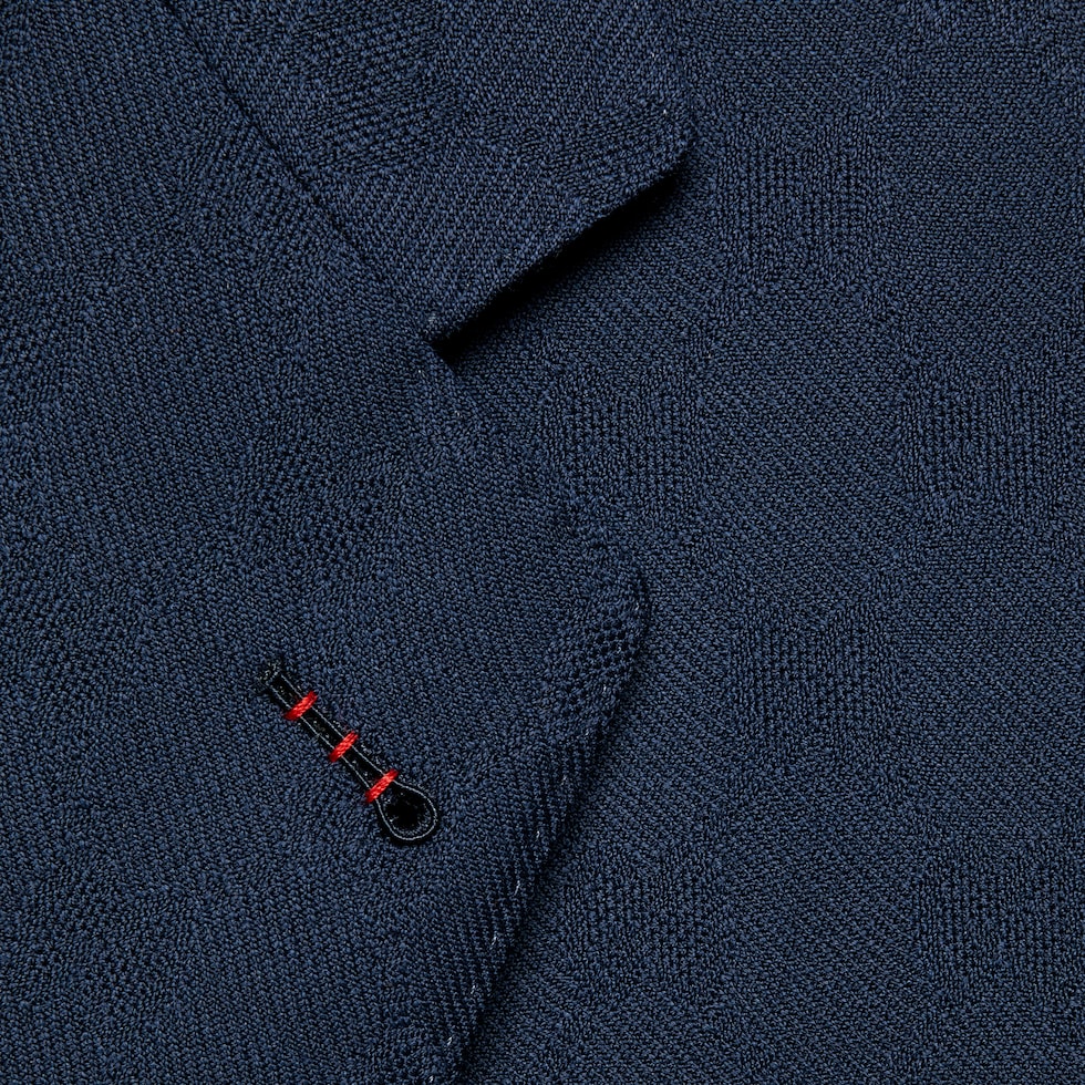 GG wool suit in dark blue | GUCCI® US