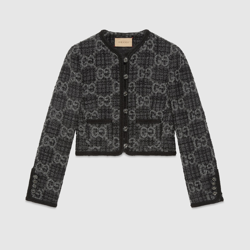 ★極美品★GUCCI グッチ ツイードジャケット★ 7220157340016.jpg