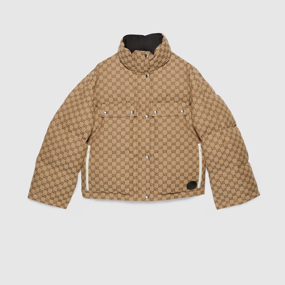 定価14万　GUCCI キッズ　ダウンコート GUCCI 〇〇 グッチ キッズ ダウンジャケット サイズ24m マルチ
