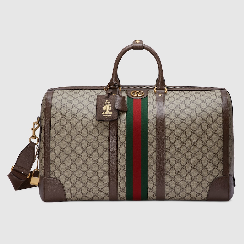 Gucci GGボストンバッグ GUCCI グッチ ボストンバッグ GG ロゴ 190629 レザー/ナイロン