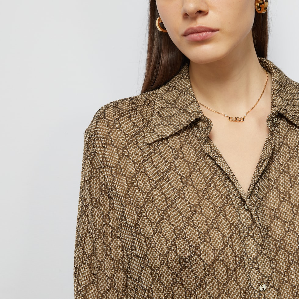Camicia gucci con serpente sales