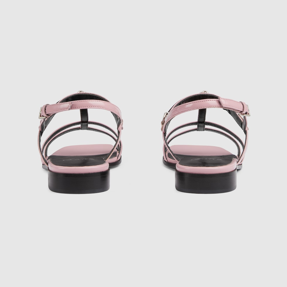 Gucci quarter clearance strap flat sandal