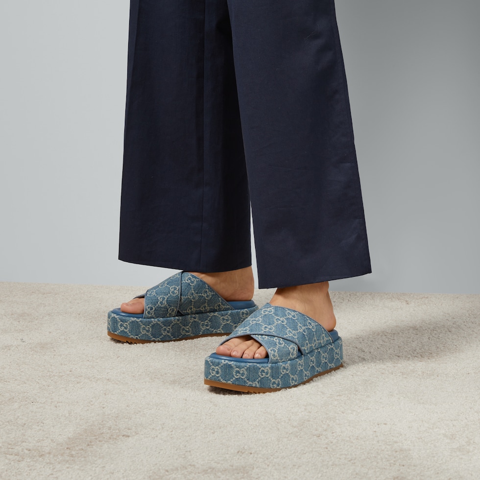 Women's gg hotsell lamé slide sanda