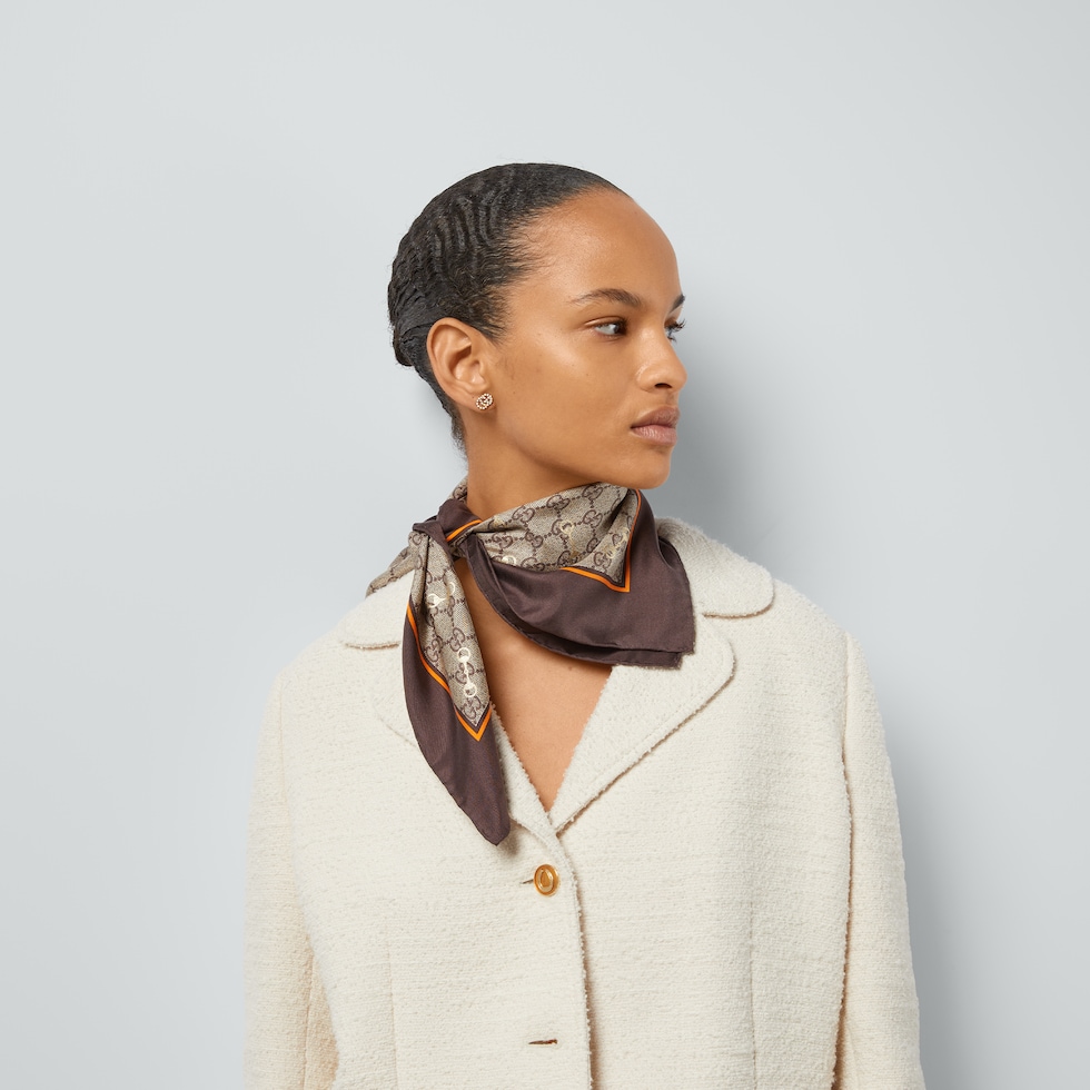 Foulard Lana Gucci Foulard Gucci Foulard In Lana Sciarpe Donna