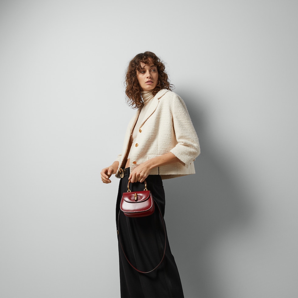 Gucci Bamboo 1947 mini bag in red leather | GUCCI® US Gucci Bamboo 1947 mini bag in red leather | GUCCI® US