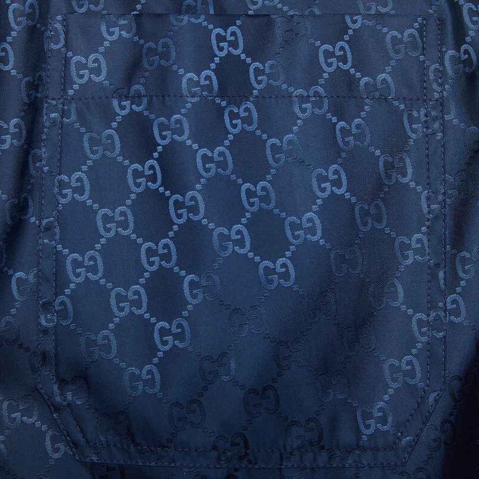 Blue gucci swim top shorts