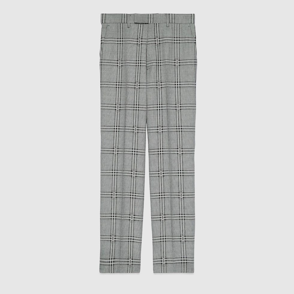 Pull and bear plaid pants top