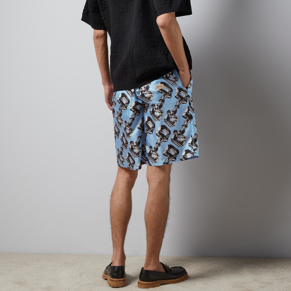 Grey gucci shorts clearance
