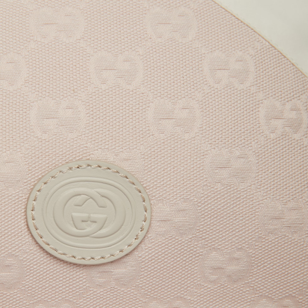 GG cotton canvas padded vest in light pink | GUCCI® US