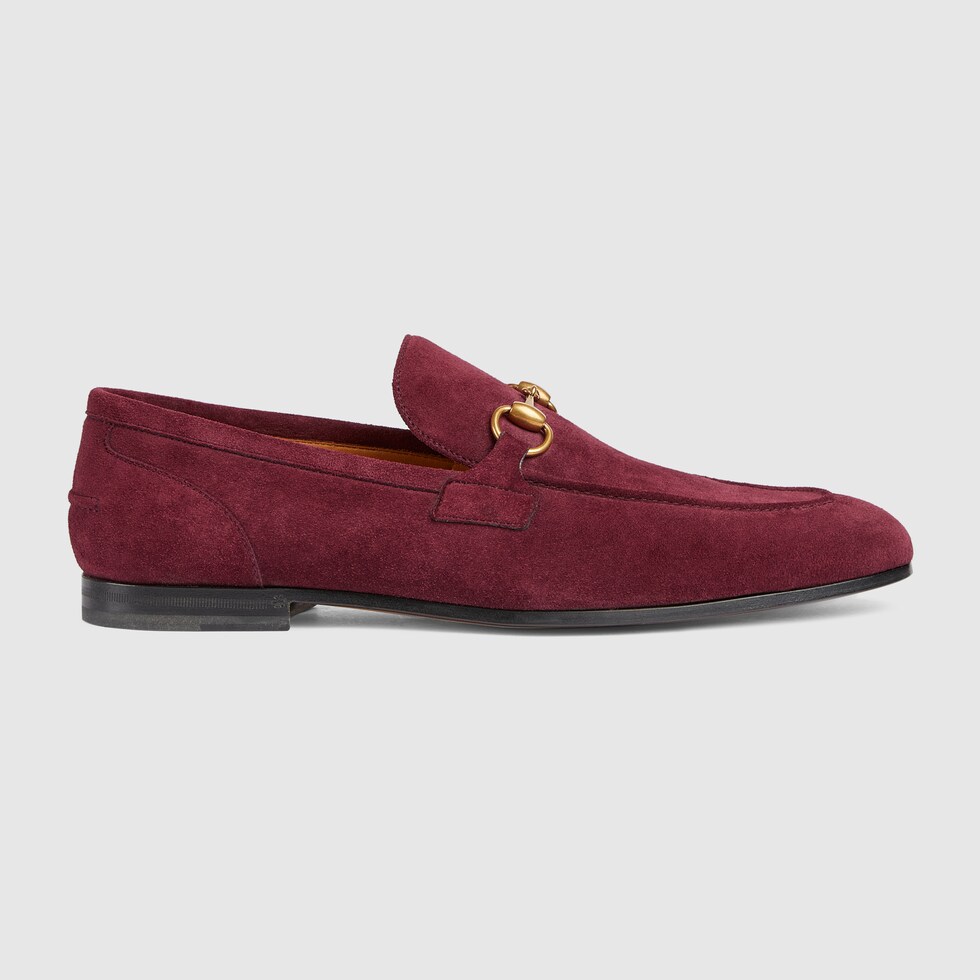 Gucci red moccasins sales