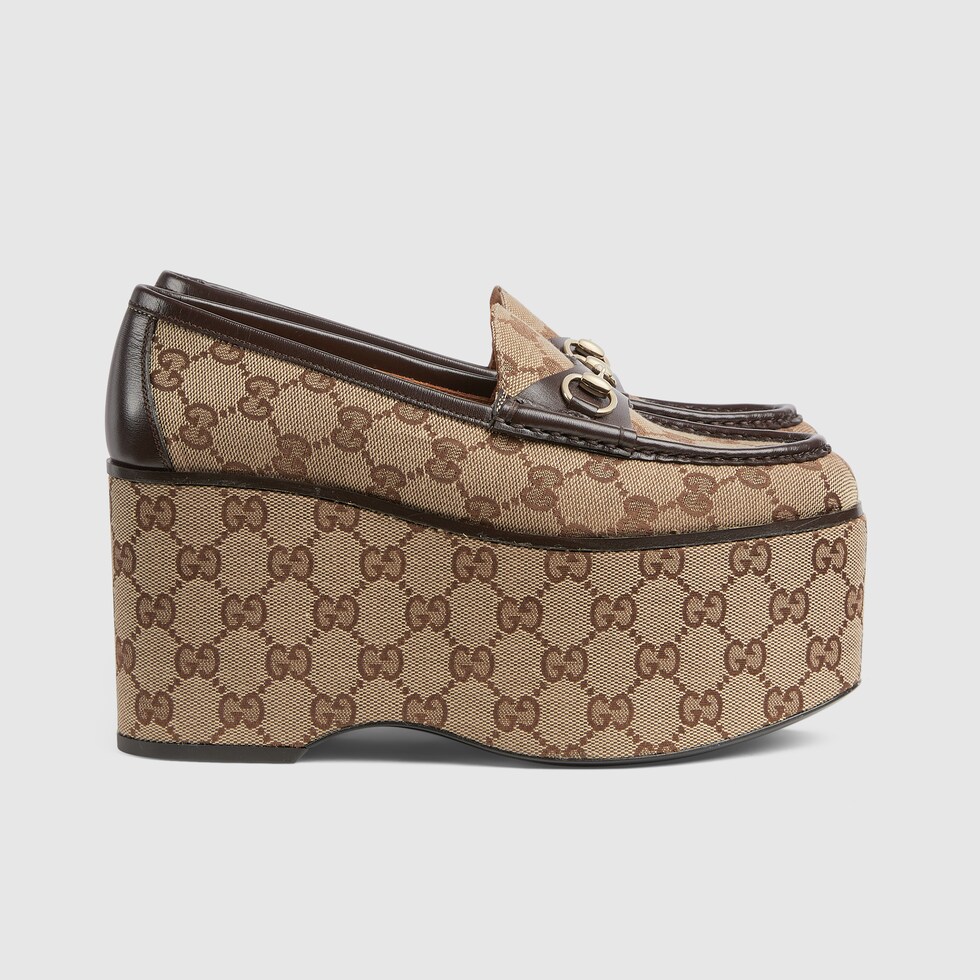 Gucci mocassin talon sales