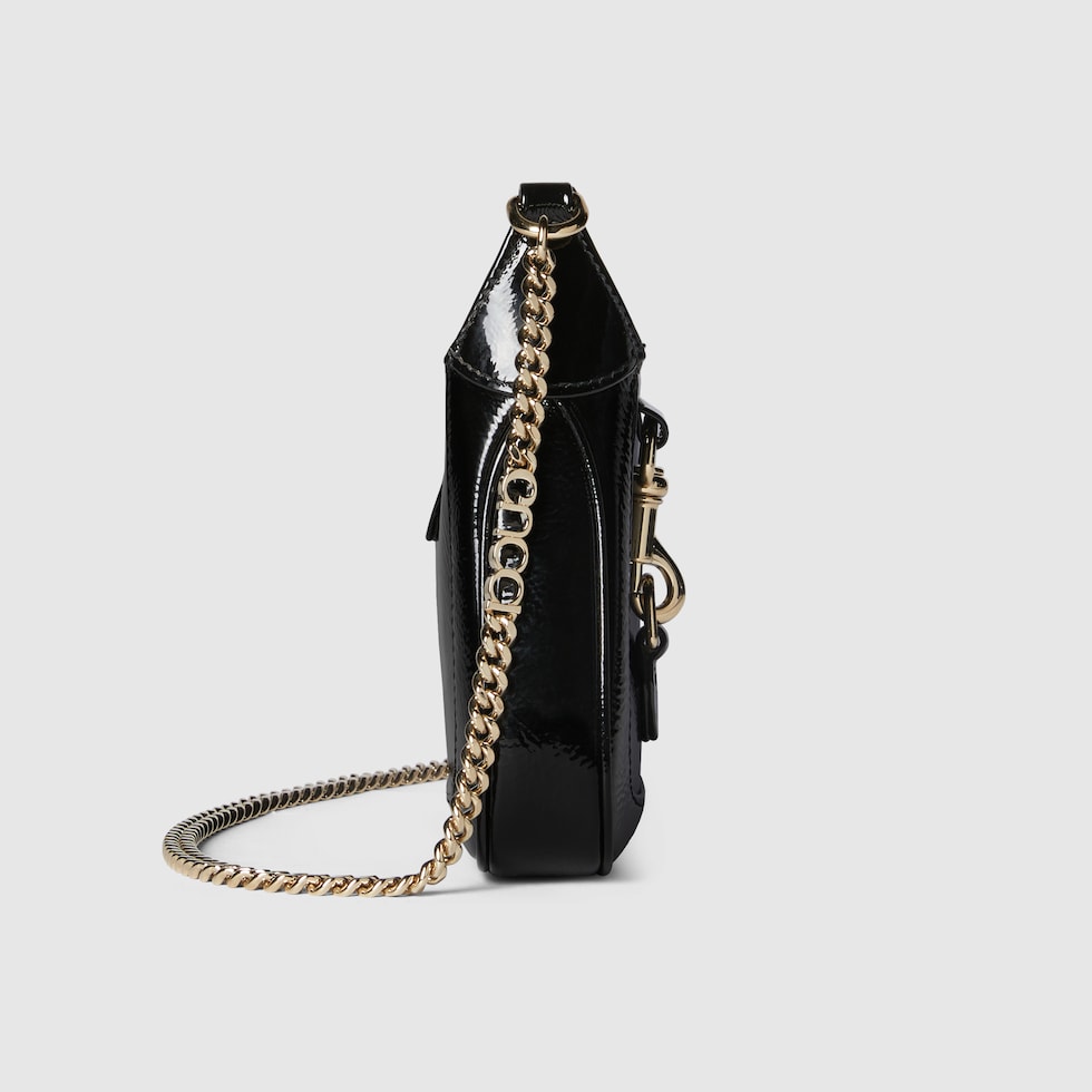 GUCCI 005 0854 リザード調 ミニバッグ ブラック ポーチ 保存袋