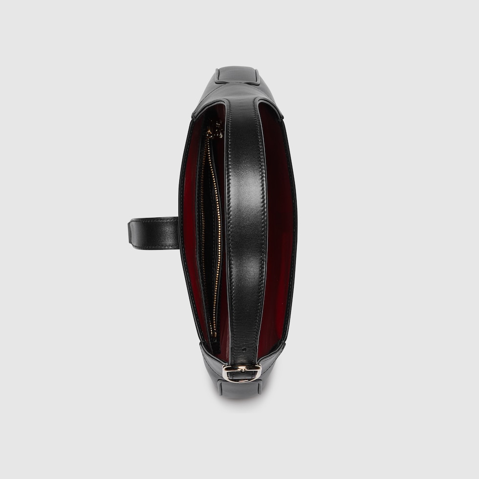 Gucci Jackie small shoulder bag in black leather | GUCCI® US
