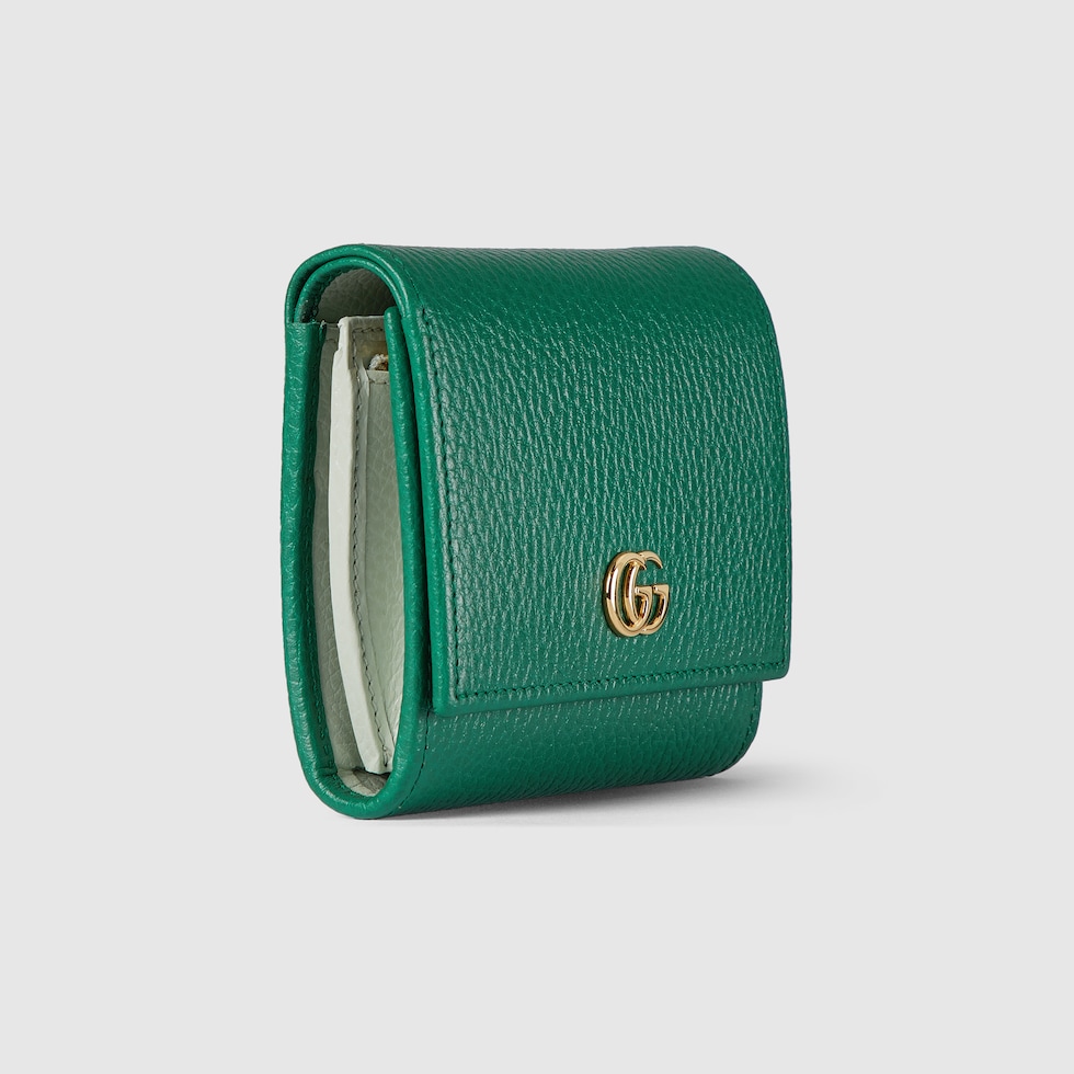 ✨新品同様✨GUCCI ダブルG ミディアムウォレット　グリーン　レザー　現行 ダブルG ミディアム ウォレットグリーン レザー | GUCCI公式